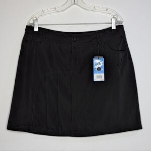 NWT AUR black Pleated Golf Athletic Skort 12